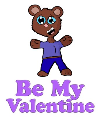 Valentines Day Bear Cub thr